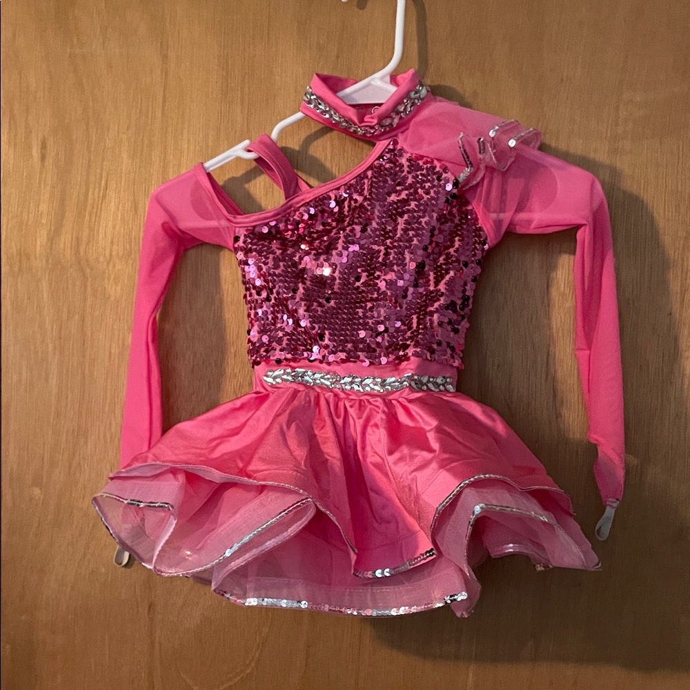 Weissman Pink Sequin Dance Costume - Picture 2 of 5